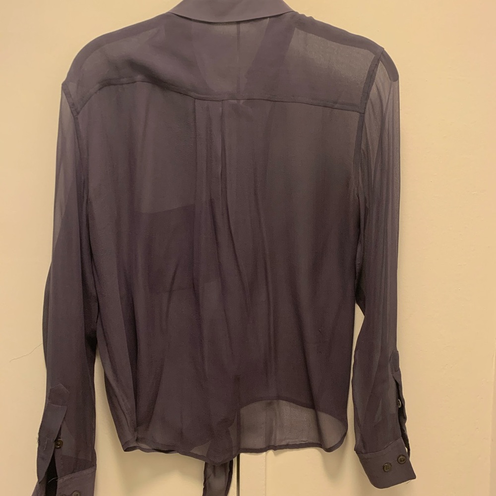 Equipment Button Down Blouse- Size Small - image 4
